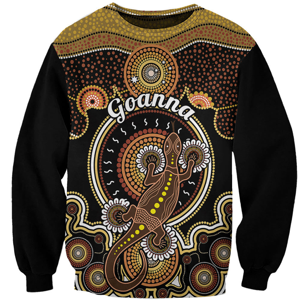 personalised-australian-astrology-sweatshirt-aboriginal-goanna-zodiac-sign