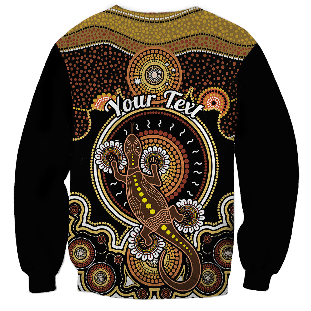 personalised-australian-astrology-sweatshirt-aboriginal-goanna-zodiac-sign