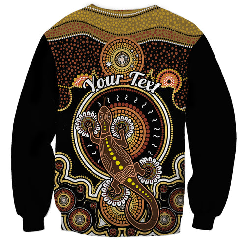 personalised-australian-astrology-sweatshirt-aboriginal-goanna-zodiac-sign