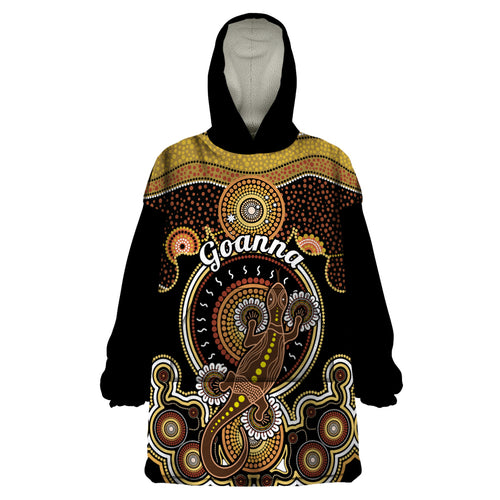 personalised-australian-astrology-wearable-blanket-hoodie-aboriginal-goanna-zodiac-sign