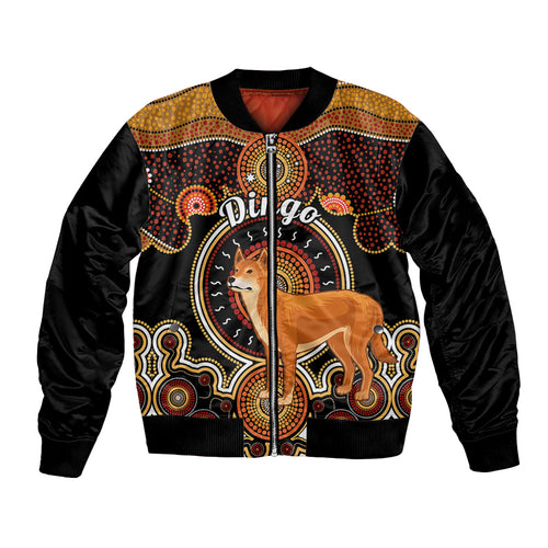 personalised-australian-astrology-bomber-jacket-aboriginal-dingo-zodiac-sign