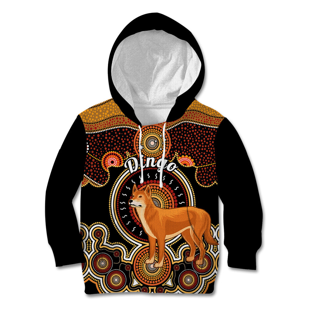personalised-australian-astrology-kid-hoodie-aboriginal-dingo-zodiac-sign