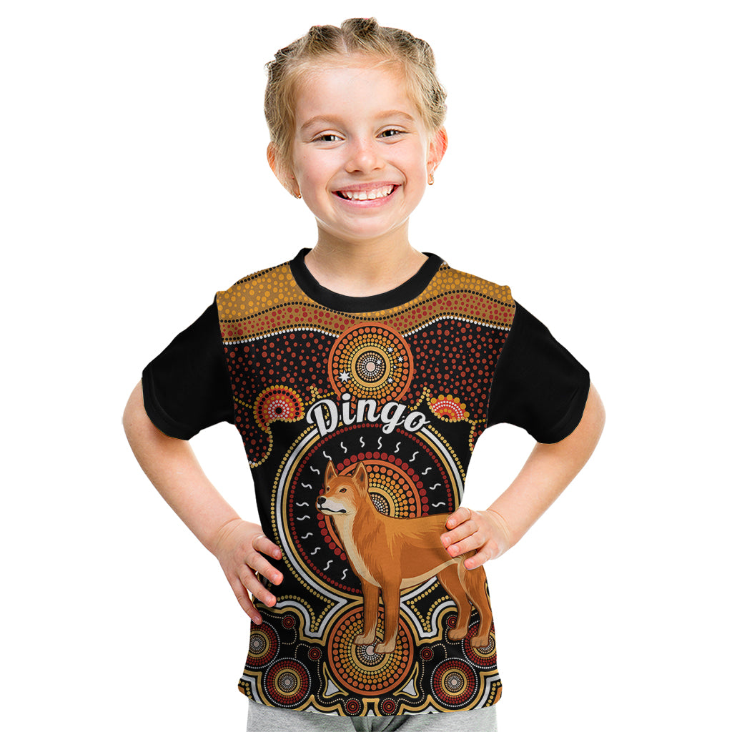personalised-australian-astrology-kid-t-shirt-aboriginal-dingo-zodiac-sign