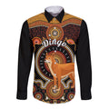 personalised-australian-astrology-long-sleeve-button-shirt-aboriginal-dingo-zodiac-sign