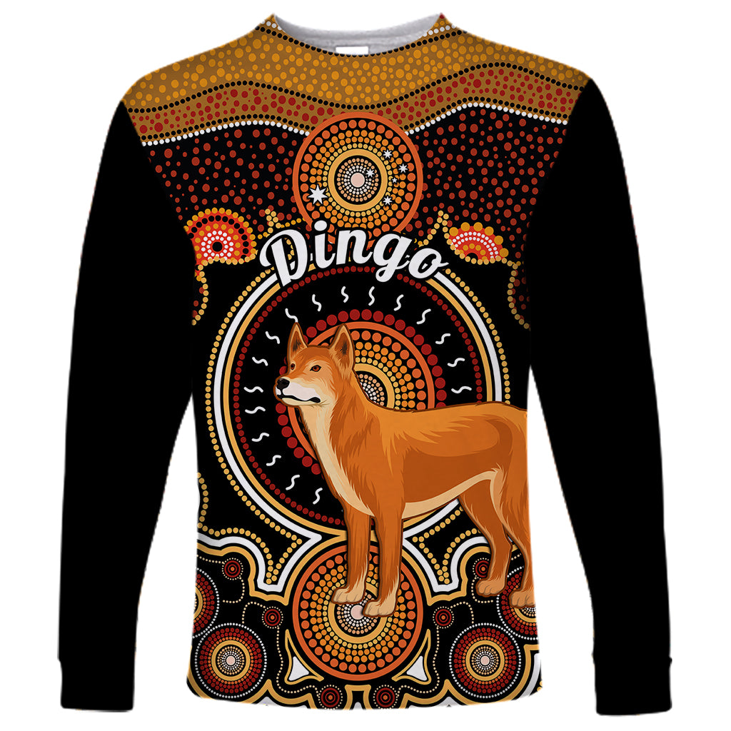 personalised-australian-astrology-long-sleeve-shirt-aboriginal-dingo-zodiac-sign