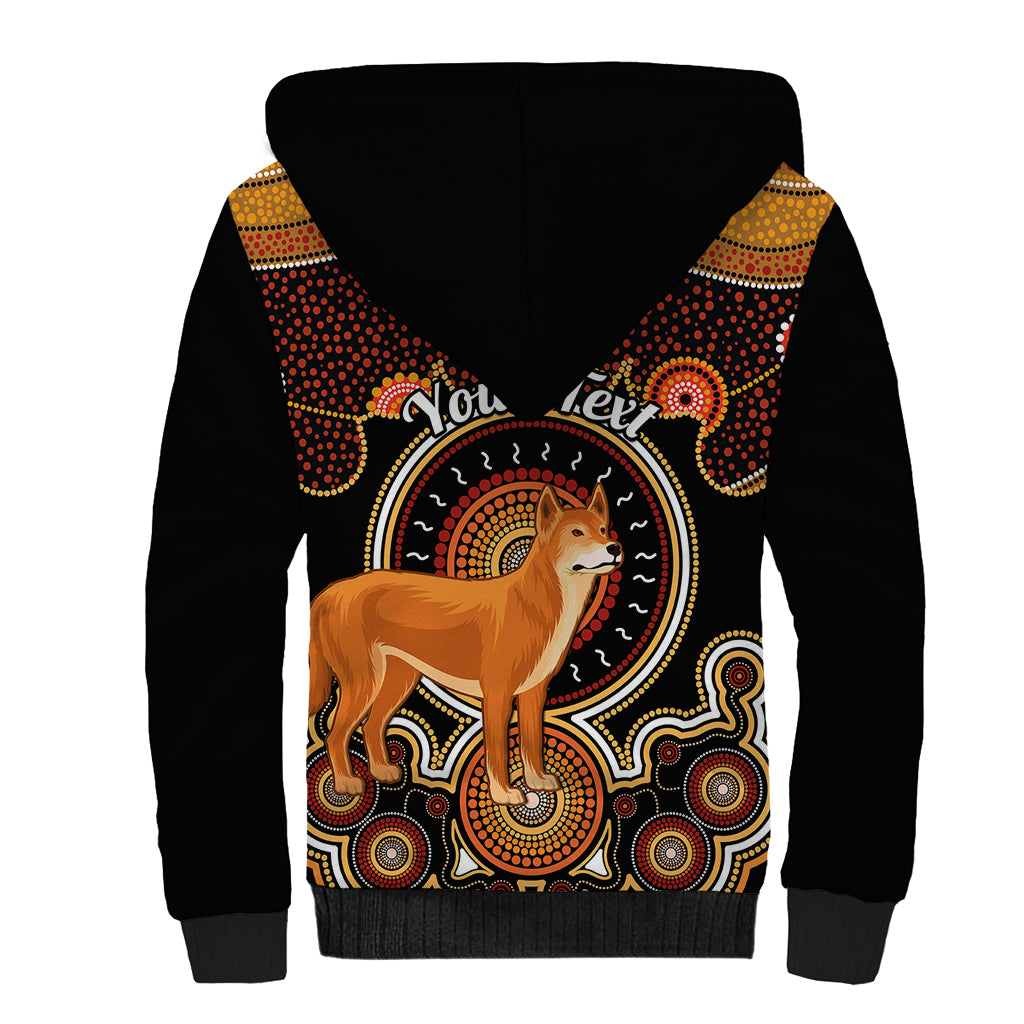 personalised-australian-astrology-sherpa-hoodie-aboriginal-dingo-zodiac-sign