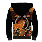 personalised-australian-astrology-sherpa-hoodie-aboriginal-dingo-zodiac-sign