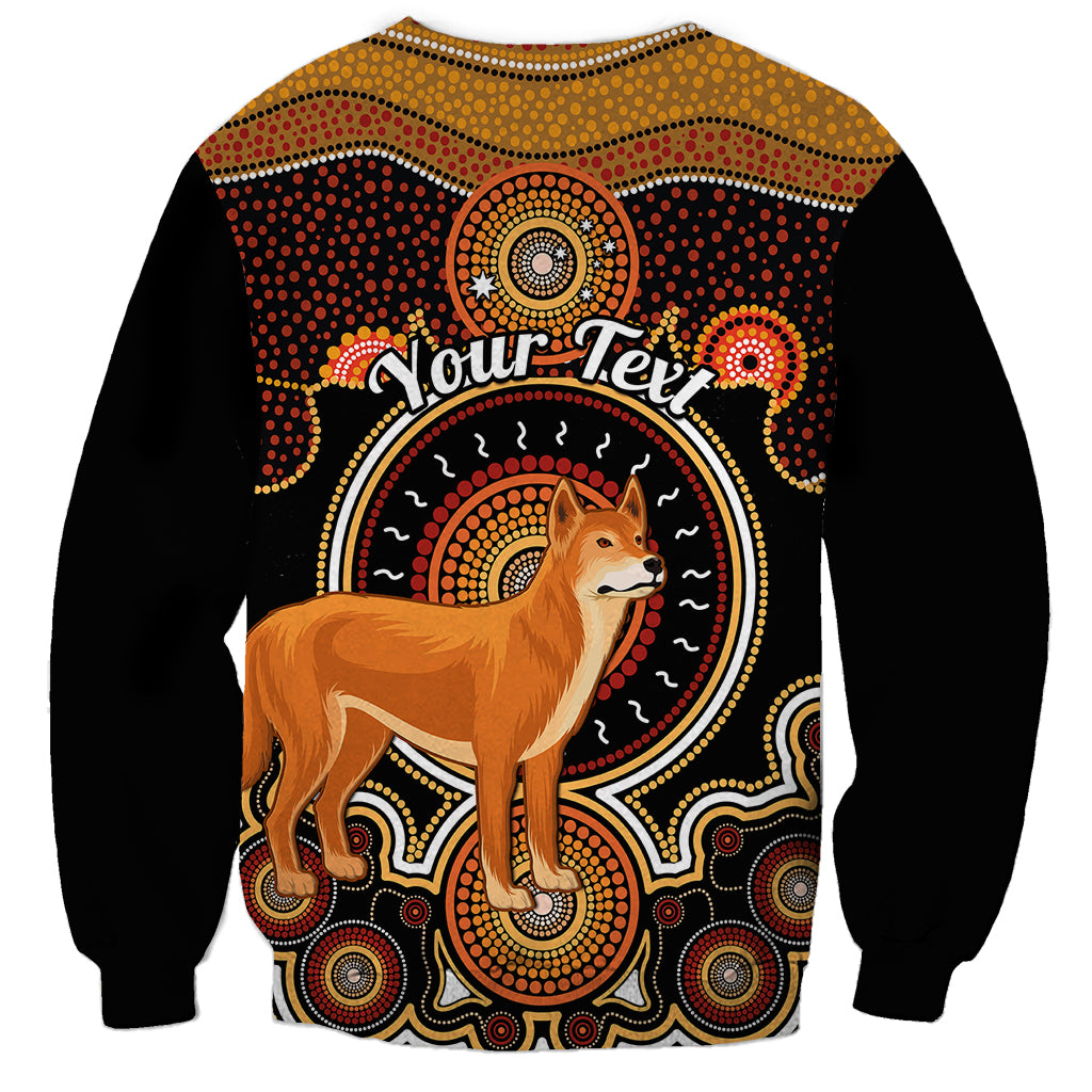 personalised-australian-astrology-sweatshirt-aboriginal-dingo-zodiac-sign