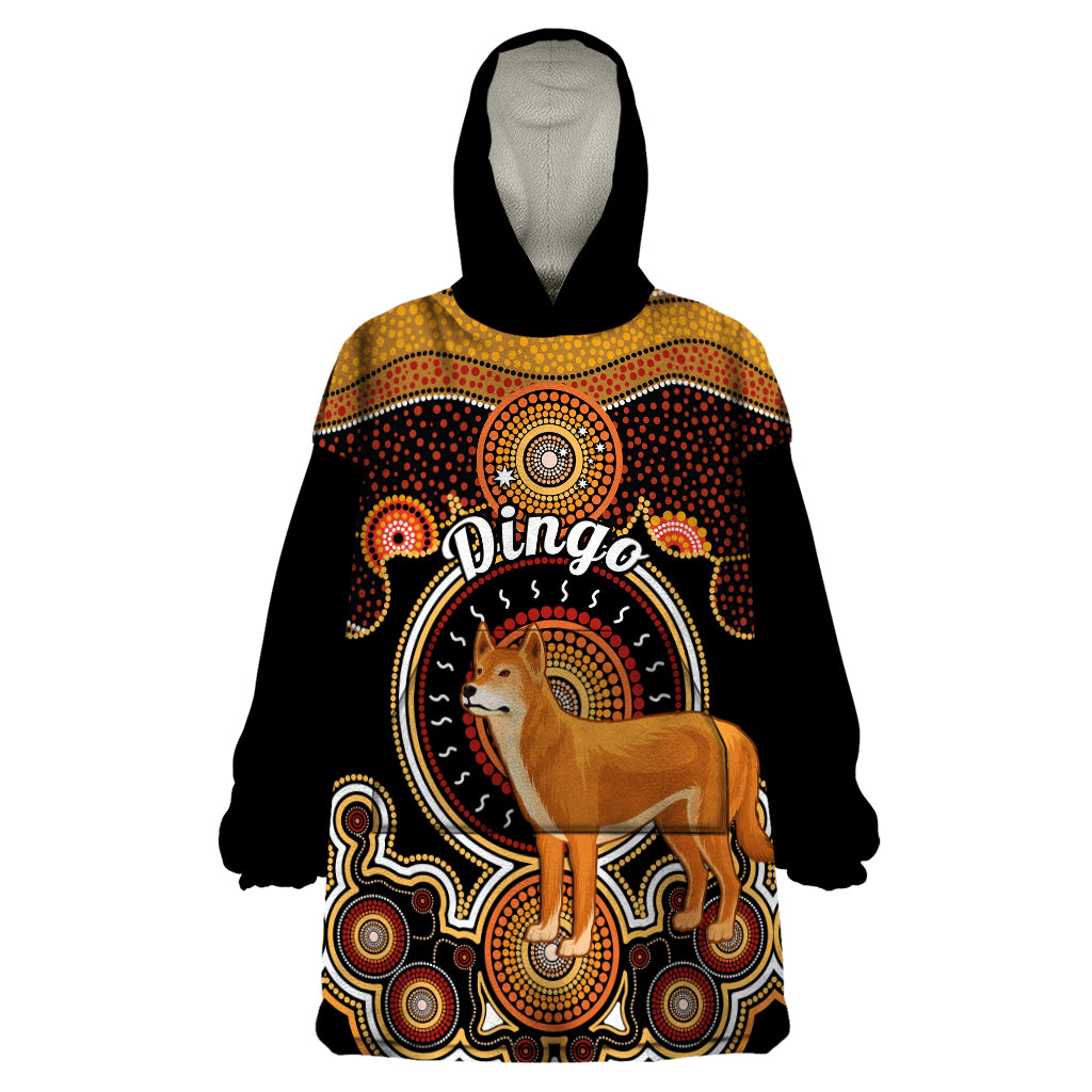 personalised-australian-astrology-wearable-blanket-hoodie-aboriginal-dingo-zodiac-sign