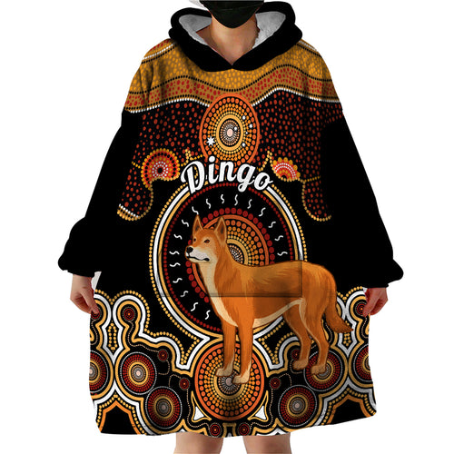 personalised-australian-astrology-wearable-blanket-hoodie-aboriginal-dingo-zodiac-sign