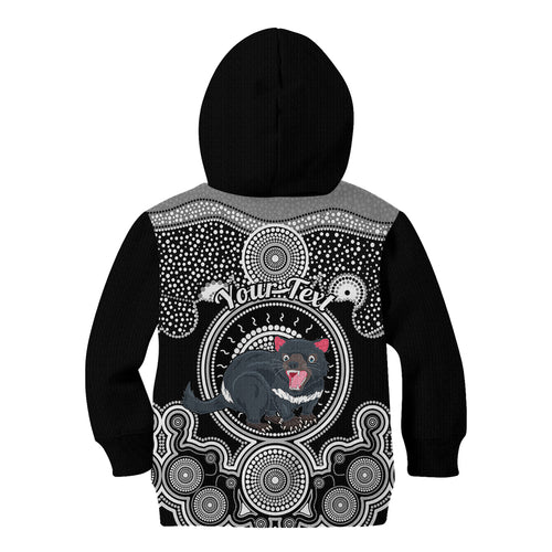 personalised-australian-astrology-kid-hoodie-aboriginal-tasmania-devil-zodiac-sign