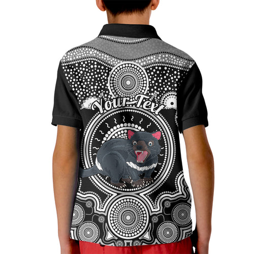 personalised-australian-astrology-kid-polo-shirt-aboriginal-tasmania-devil-zodiac-sign