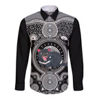 personalised-australian-astrology-long-sleeve-button-shirt-aboriginal-tasmania-devil-zodiac-sign