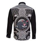 personalised-australian-astrology-long-sleeve-button-shirt-aboriginal-tasmania-devil-zodiac-sign