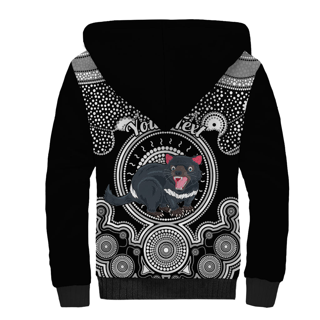 personalised-australian-astrology-sherpa-hoodie-aboriginal-tasmania-devil-zodiac-sign
