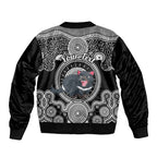 personalised-australian-astrology-sleeve-zip-bomber-jacket-aboriginal-tasmania-devil-zodiac-sign