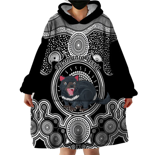 personalised-australian-astrology-wearable-blanket-hoodie-aboriginal-tasmania-devil-zodiac-sign
