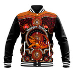personalised-australian-astrology-baseball-jacket-aboriginal-dragon-lizard-zodiac-sign