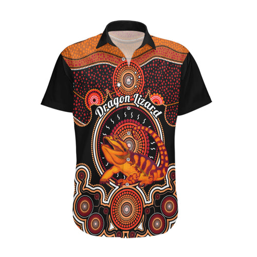 personalised-australian-astrology-hawaiian-shirt-aboriginal-dragon-lizard-zodiac-sign