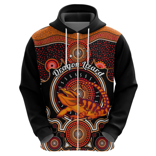 personalised-australian-astrology-hoodie-aboriginal-dragon-lizard-zodiac-sign