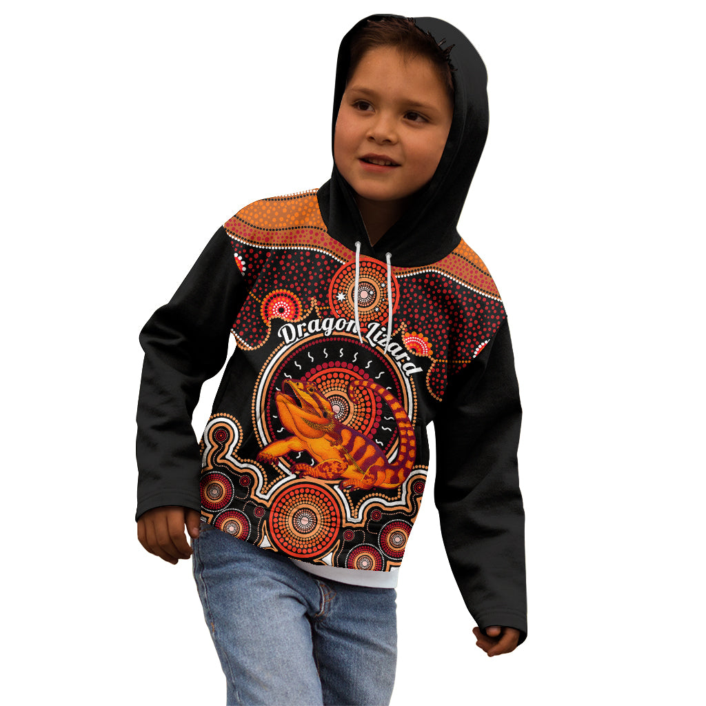personalised-australian-astrology-kid-hoodie-aboriginal-dragon-lizard-zodiac-sign