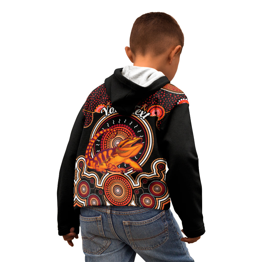 personalised-australian-astrology-kid-hoodie-aboriginal-dragon-lizard-zodiac-sign