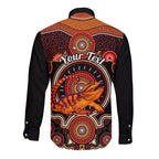 personalised-australian-astrology-long-sleeve-button-shirt-aboriginal-dragon-lizard-zodiac-sign
