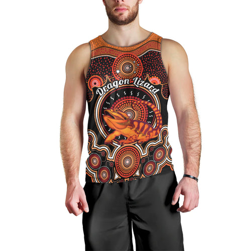 personalised-australian-astrology-men-tank-top-aboriginal-dragon-lizard-zodiac-sign