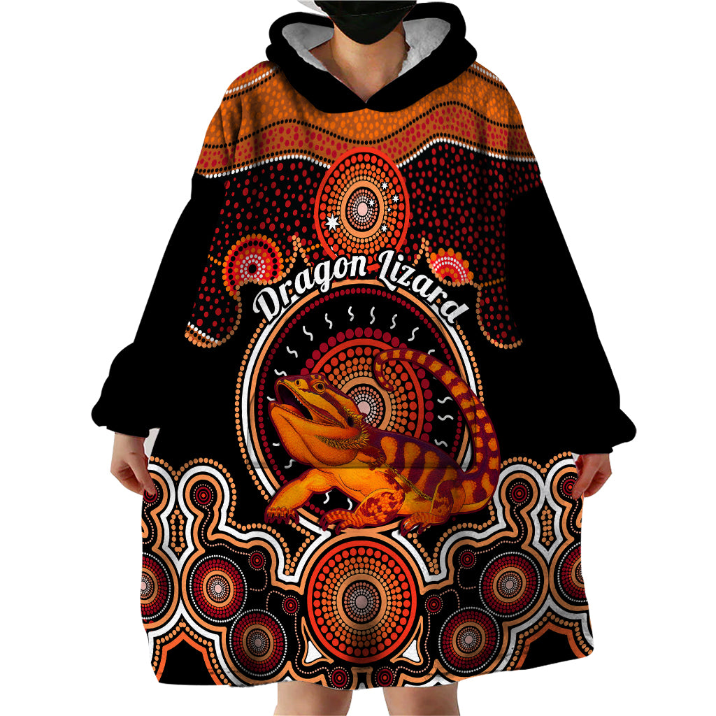 personalised-australian-astrology-wearable-blanket-hoodie-aboriginal-dragon-lizard-zodiac-sign
