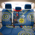 Custom AFL Crows NAIDOC Week Back Car Seat Cover Keep The Fire Burning Indigenous Art
