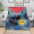 Custom AFL Crows NAIDOC Week Blanket Keep The Fire Burning Indigenous Art