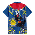 Custom AFL Crows NAIDOC Week Family Matching Mermaid Dress and Hawaiian Shirt Keep The Fire Burning Indigenous Art