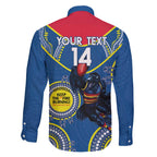 Custom AFL Crows NAIDOC Week Family Matching Short Sleeve Bodycon Dress and Hawaiian Shirt Keep The Fire Burning Indigenous Art