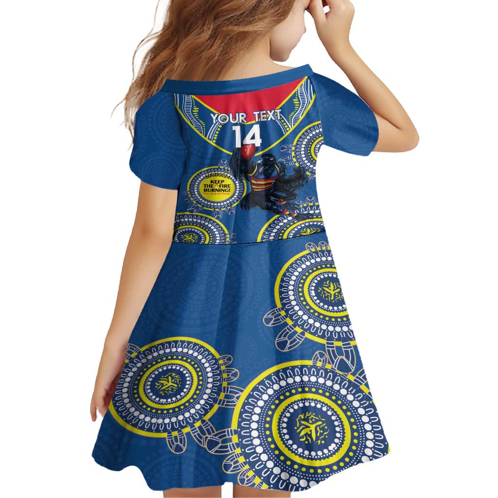 Custom AFL Crows NAIDOC Week Family Matching Summer Maxi Dress and Hawaiian Shirt Keep The Fire Burning Indigenous Art