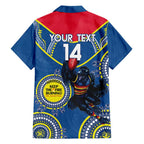 Custom AFL Crows NAIDOC Week Family Matching Summer Maxi Dress and Hawaiian Shirt Keep The Fire Burning Indigenous Art