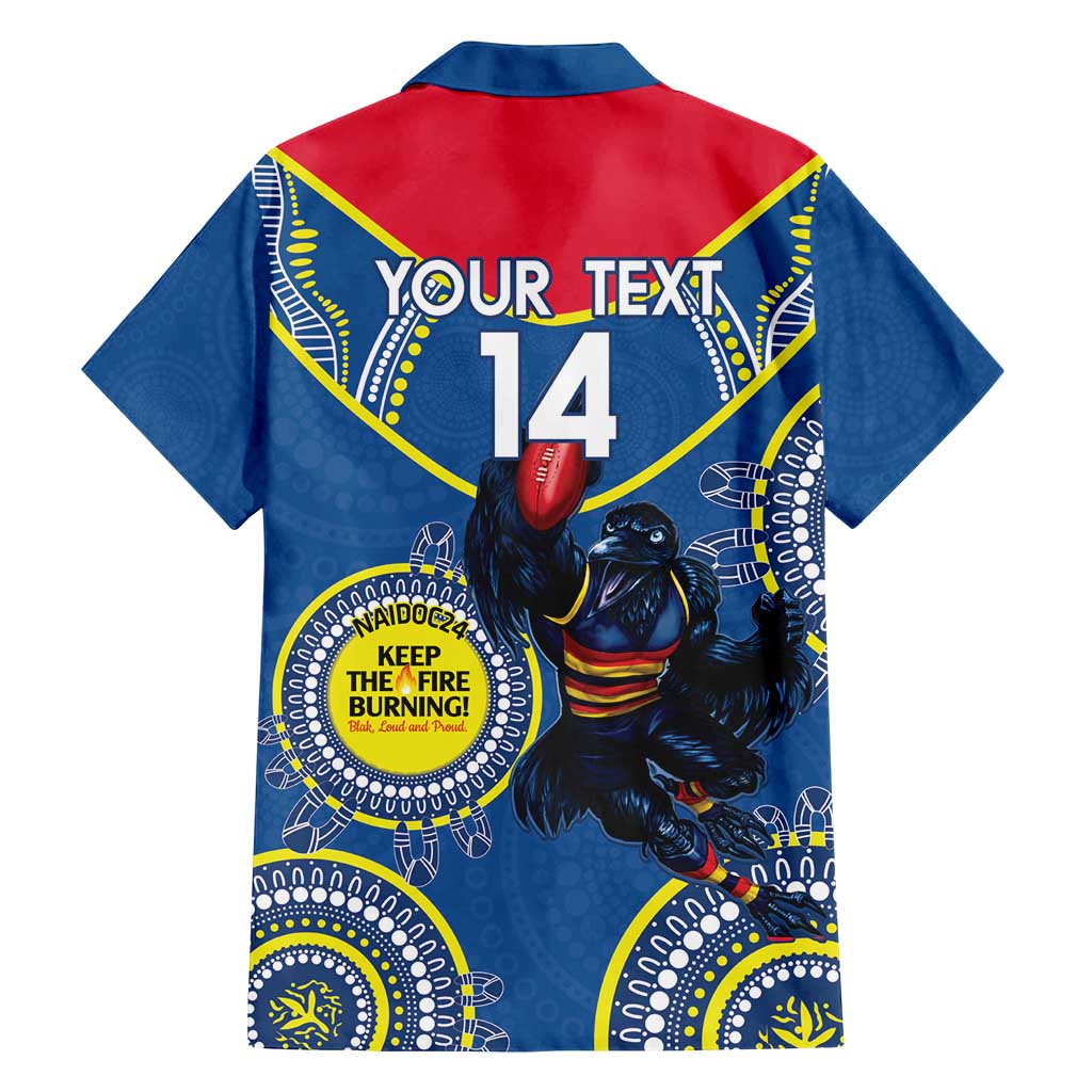 Custom AFL Crows NAIDOC Week Family Matching Tank Maxi Dress and Hawaiian Shirt Keep The Fire Burning Indigenous Art