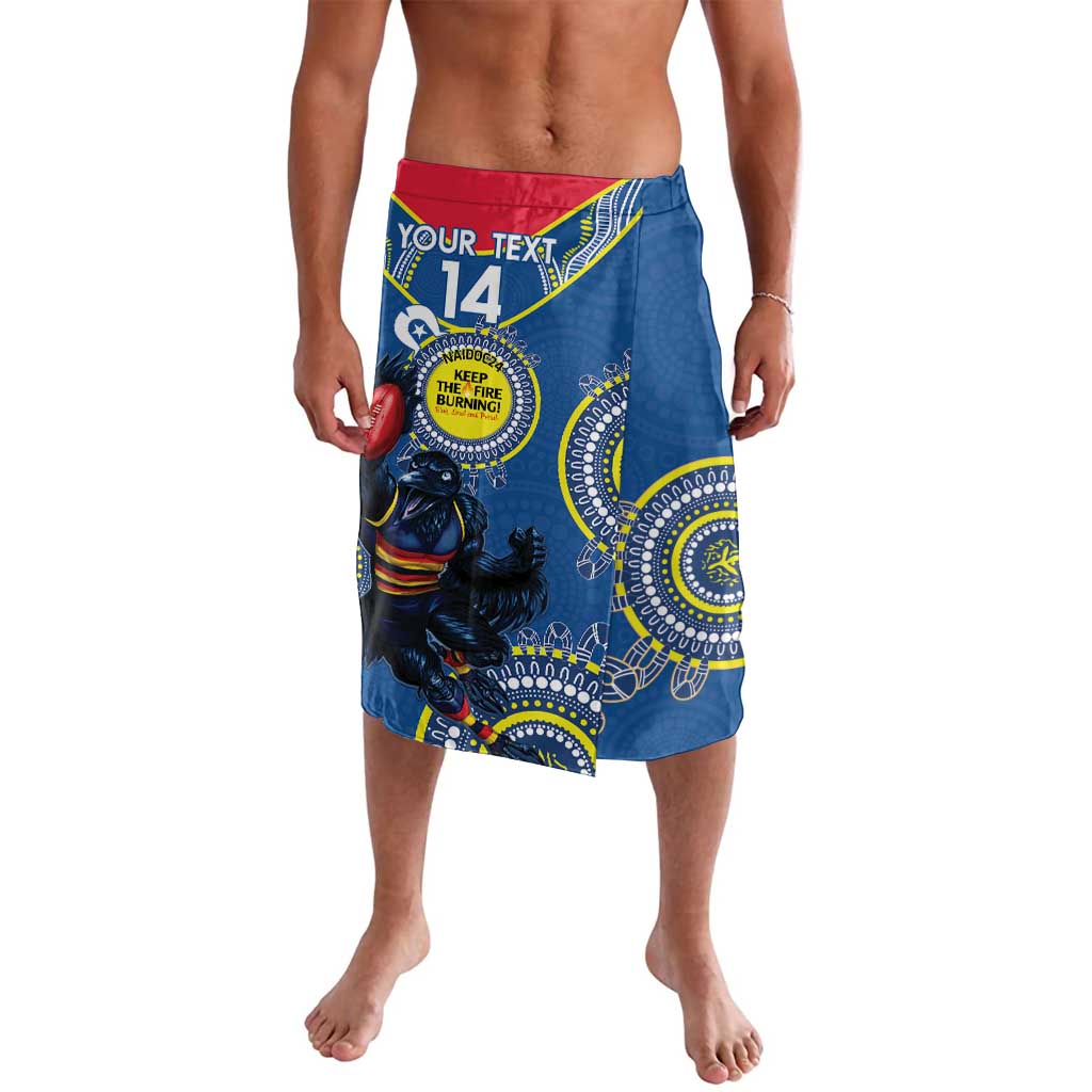 Custom AFL Crows NAIDOC Week Lavalava Keep The Fire Burning Indigenous Art