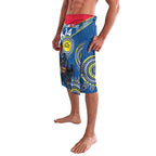 Custom AFL Crows NAIDOC Week Lavalava Keep The Fire Burning Indigenous Art