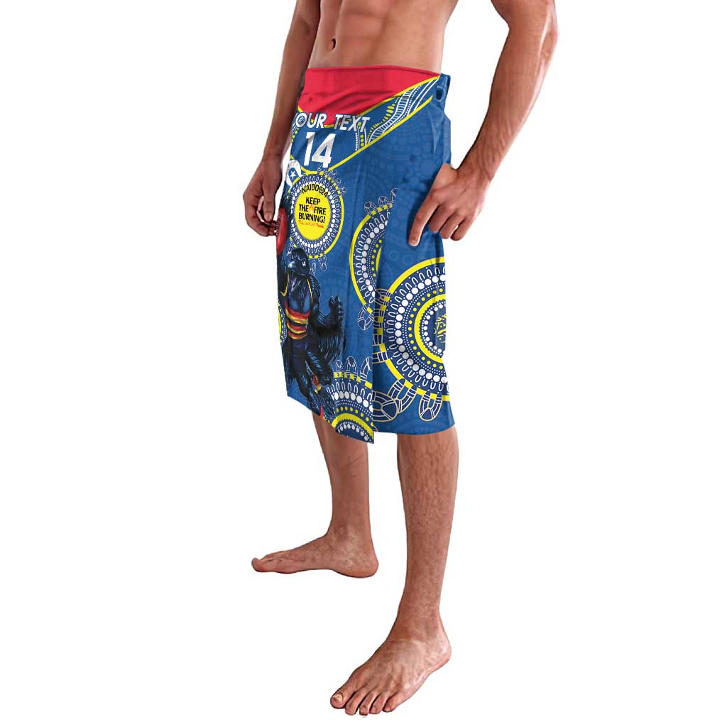Custom AFL Crows NAIDOC Week Lavalava Keep The Fire Burning Indigenous Art