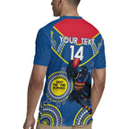 Custom AFL Crows NAIDOC Week Rugby Jersey Keep The Fire Burning Indigenous Art