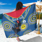 Custom AFL Crows NAIDOC Week Sarong Keep The Fire Burning Indigenous Art