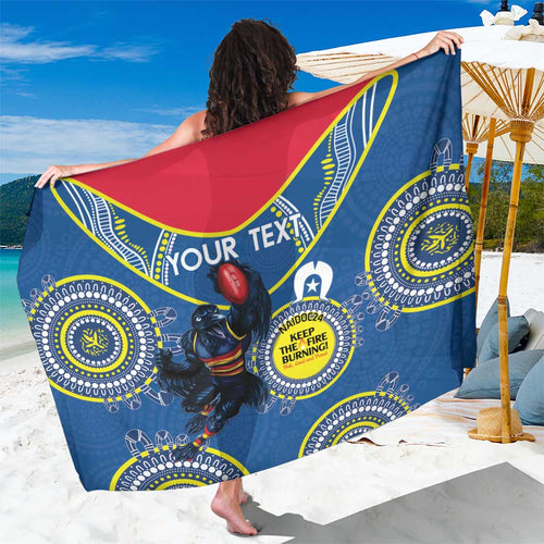 Custom AFL Crows NAIDOC Week Sarong Keep The Fire Burning Indigenous Art