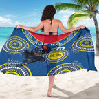 Custom AFL Crows NAIDOC Week Sarong Keep The Fire Burning Indigenous Art