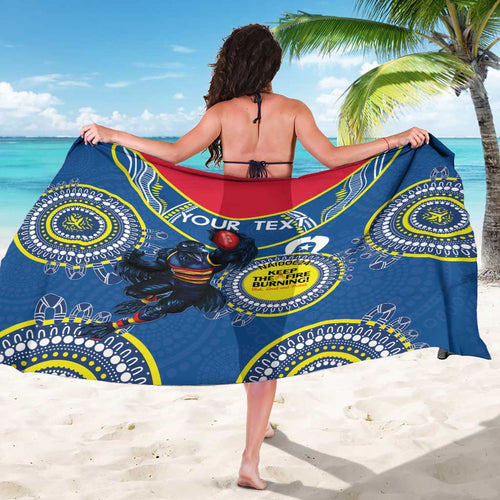 Custom AFL Crows NAIDOC Week Sarong Keep The Fire Burning Indigenous Art