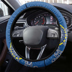 AFL Crows NAIDOC Week Steering Wheel Cover Keep The Fire Burning Indigenous Art
