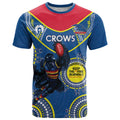 Custom AFL Crows NAIDOC Week T Shirt Keep The Fire Burning Indigenous Art