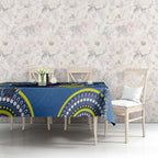 Custom AFL Crows NAIDOC Week Tablecloth Keep The Fire Burning Indigenous Art