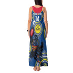 Custom AFL Crows NAIDOC Week Tank Maxi Dress Keep The Fire Burning Indigenous Art