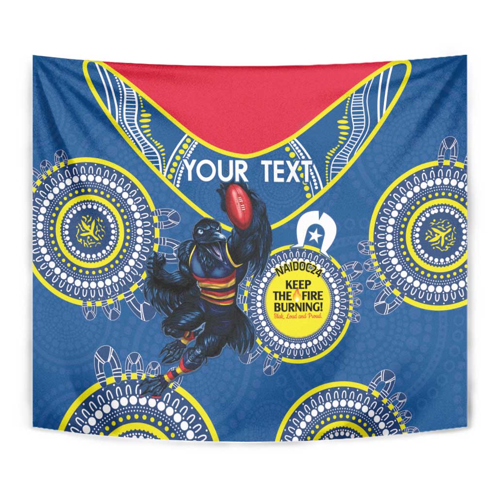 Custom AFL Crows NAIDOC Week Tapestry Keep The Fire Burning Indigenous Art
