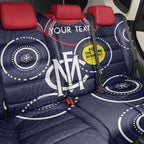 Custom AFL Demons NAIDOC Week Back Car Seat Cover Keep The Fire Burning Indigenous Art